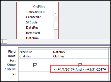 ms access query parameters