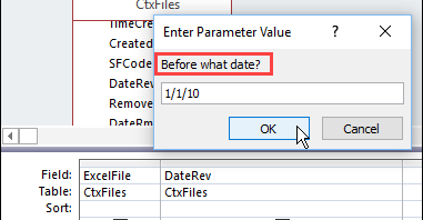 Access Query Date Criteria Examples