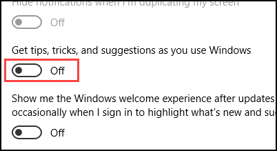 Get tips, tricks, and suggestions as you use Windows