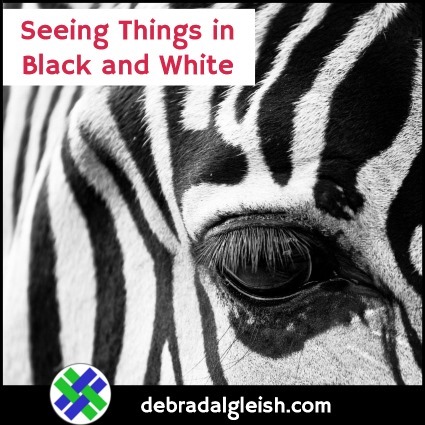 Seeing Things in Black and White