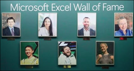 Microsoft Excel Wall of Fame